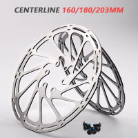 2 ชิ้นจักรยานดิสก์เบรกโรเตอร์ Centerline 160 มม. 180 มม. 203 มม. สแตนเลส MTB ถนนไฮดรอลิกดิสก์เบรกโรเตอร์ Centerline-huangjianping