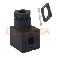 【hot】✾  Shipping 20PCS/LOT DiIN43650A Line-Socket Plug for Solenoid Coils 3 1 GND 18mm Foot Distance