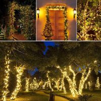 Solar String Fairy Light LED Waterproof Outdoor 22M32M Garland Solar Power Street Lamp Festoon Christmas Party For Garden Decor