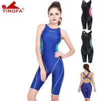 Yingfa High quality Women Swimwear Professional Training Comition Waterproof Chlorine Resistant Swimsuit