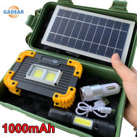 High Power LED Flashlight Solar Panel Kit Travel Light for Camping Lantern Led Lamp Battery Solar Charger Set Camping Hiking