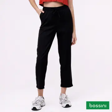 bossini Ladies Ankle Length Woven Pants Relaxed Fit Drawstring Jogger with  Pockets, XL - Walmart.com