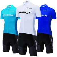 2023 White Cycling Set ORBEA ORCA Bike Jersey Bibs Shorts SRAM Syncros Rock Shock Ropa Ciclismo Pro Quick Dry Bicycle Maillot