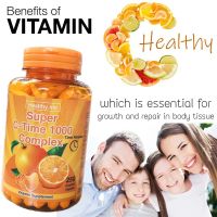 NEW. ??Vitamin C time 1000 mg Super C ขนาด 150 เม็ด Exp.05/2024