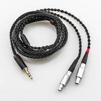 HiFi 4 pin Xlr 4.4 2.5 mm 3.5 6.35 jack 8Cores Headphone Earphone Cable For Sennheiser hd 800 s hd800 hd800s