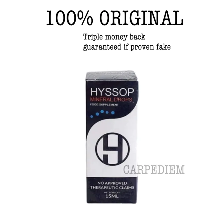 Original Hyssop Mineral Eye Drops Lazada PH