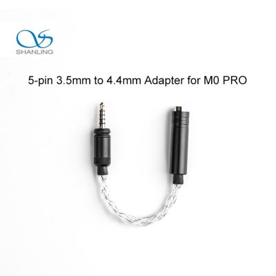 SHANLING 5-Pin 3.5Mm ถึง4.4สายเคเบิลเครื่องแปลงไฟมิลลิเมตรสำหรับสายเคเบิลผู้เล่น MP3 M0มืออาชีพ