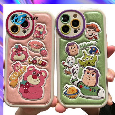 เคสลายการ์ตูนเคสโทรศัพท์มือถือฝาครอบป้องกันกันตกเข้ากันได้กับ Iphone 14/13/12/11ซีรีส์