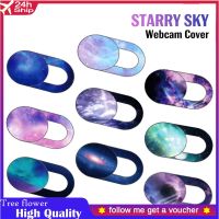 ??ของขวัญฟรี??Starry Sky Pattern WebCam Camera Cover Laptop Stickers for Laptops Macbook Smart Phone Privacy Protection Shutter Slider Sticker