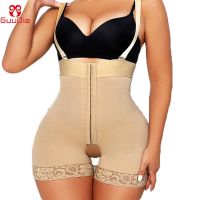 AB4B Open Bust Bodysuits Tummy Control Panties with Removable Straps High Waist Shaper Panties Open Crotch Women Shapewear