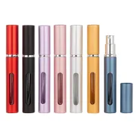 5ml Travel Mini Portable Refillable Perfume Atomizer Bottle Perfume bottle For Spray Scent Pump Case Empty Cosmetic Containers Travel Size Bottles Con