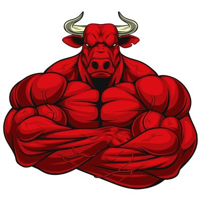 ✳☁ஐ Body Building Bull Funny Car Sticker Automobiles Motorcycles Exterior Accessories PVC Decal for Audi Jeep Nissan Ford