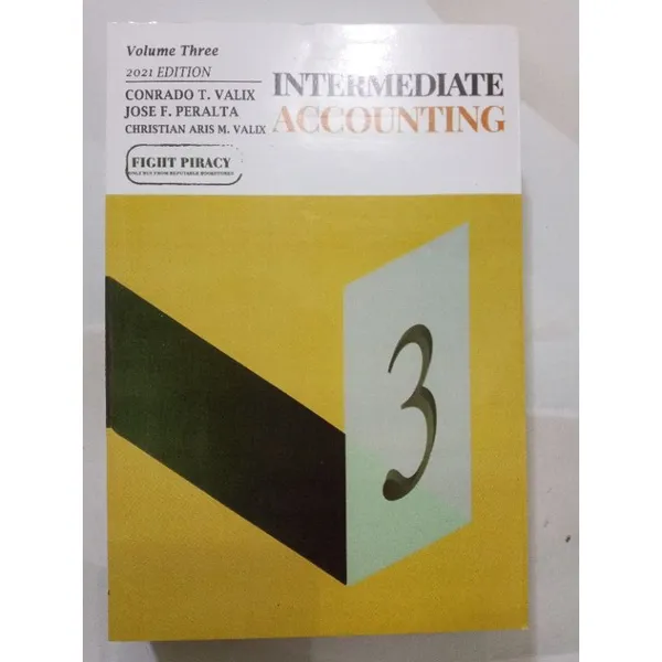 INTERMEDIATE ACCOUNTING VOLUME 3 | Lazada PH