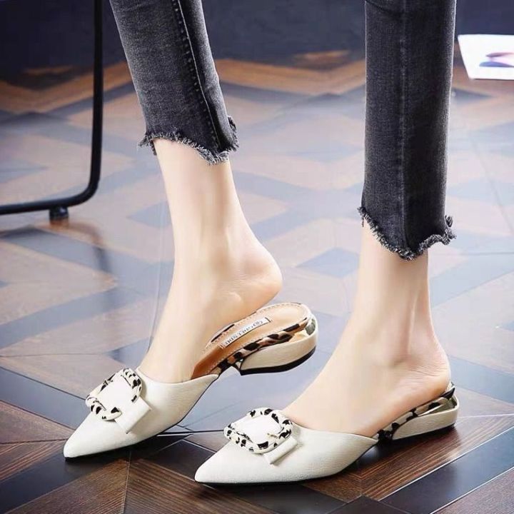 cod-sandal-for-woman-hot-sale-belt-buckle-baotou-low-heeled-flat-slippers-women-springsummer-2022-new-candy-color-pointed-toe-color-blocking-commuter-shoes-for-women