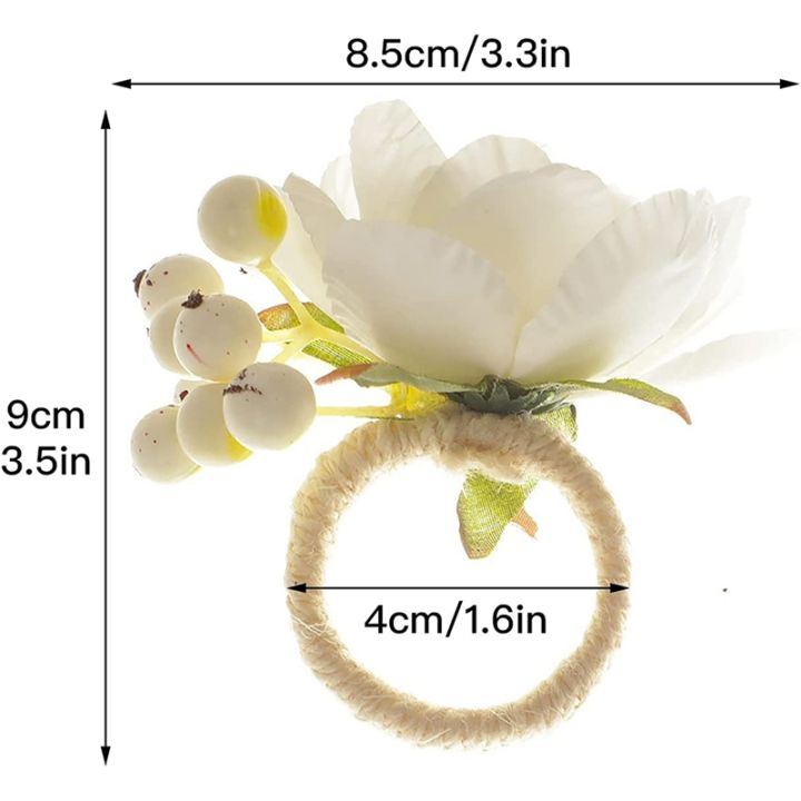 flower-napkin-rings-6pcs-napkin-rings-holder-spring-floral-serviette-buckles-holder-table-decorations