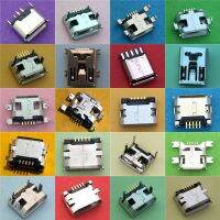 ขั้วต่อไมโคร USB ผู้หญิง5pin 20รุ่นสำหรับโทรศัพท์มือถือชาร์จ SMT ซ็อกเก็ตข้อมูลหัวเชื่อมต่อพอร์ตบอร์ด PCB การจัดส่งลดลง