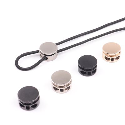 【cw】 10Pcs 12MM Metal Round Cord Stopper Clip Garments Accessories Crafts Clasp Rope Lock Buckle for Sportswear Shoes ！