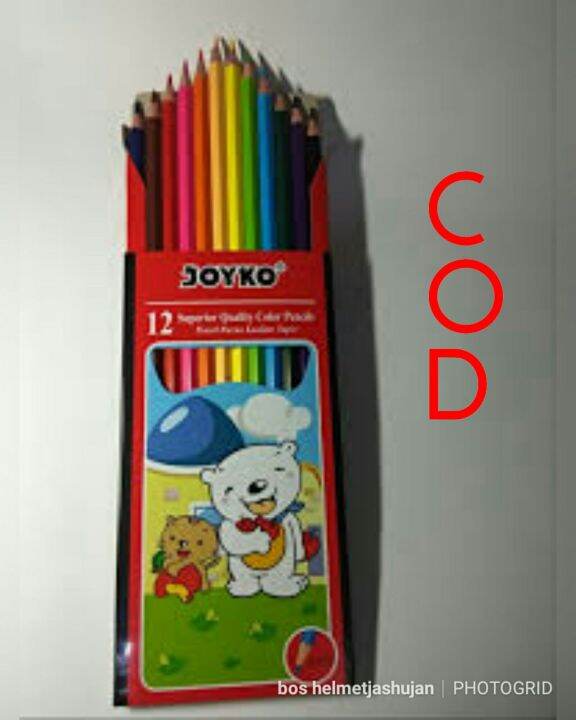 Pensil Warna Joyko Isi 12 Warna Panjang Lazada Indonesia