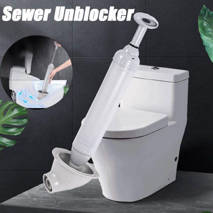 Toilet Seat Plunger Opener Cleaner Kit Vacuum Pump Pumps Plumbing