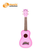 อูคูเลเล่ KALA MAKALA DOLPHIN SOPRANO UKE-PINK BURST/BAG #MKSDPKBURST