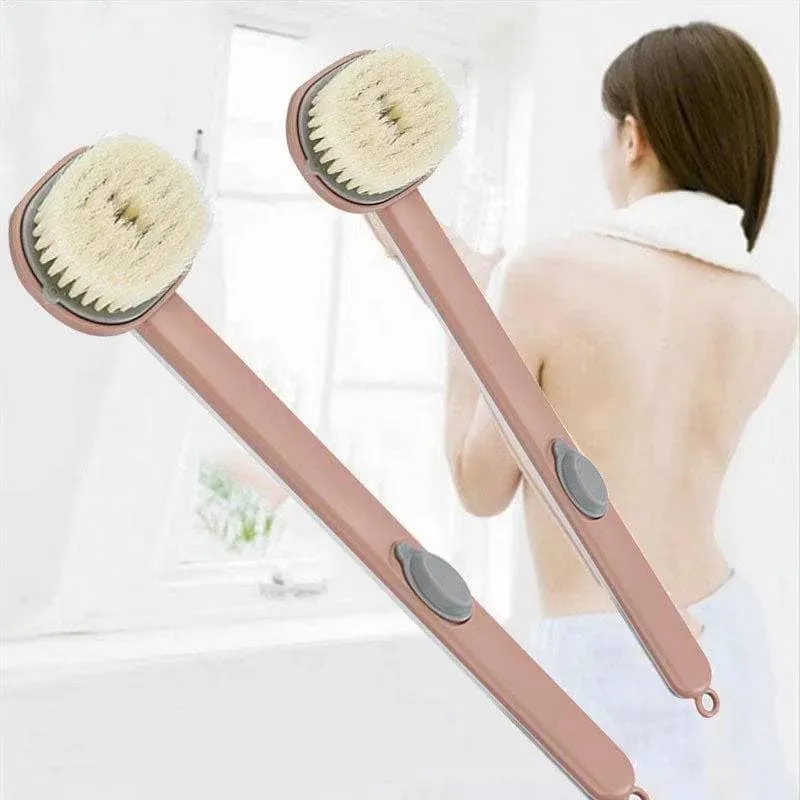 Long Handle Liquid Bath Brush Bathroom Body Brushes Back Body Bath