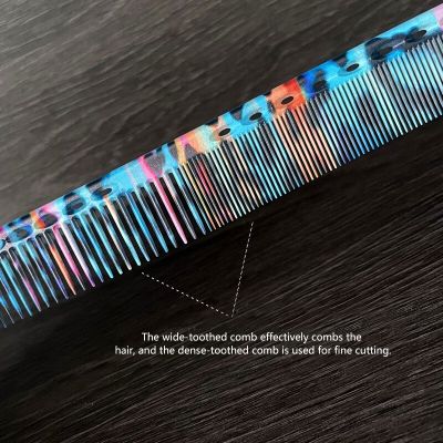 ‘；【。- Barbershop Premium Hairdress Hairstylist Cut Haircut Barber Comb Set Pointed Tail Comb Comb Plastic Barber Accessories