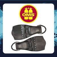 OMS Slipstream Monoprene Fin scuba diving Sizes M, L, XL, XXL, XXL BLACK ฟินดำน้ำสคูบ้า