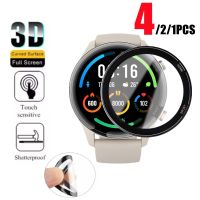 4-1PACK Curved Edge Full Soft Protective Film For Xiaomi Watch Mi Color Sports Edition Smart Watch Screen Protector (Not Glass) Wall Stickers Decals