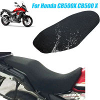 รถจักรยานยนต์3D Breathable ปกป้องเบาะรองนั่งสำหรับ Honda CB500X CB500 X CB400X ผ้าไนลอนอานที่นั่ง Cover