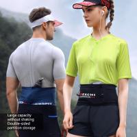 Waist Bag Elastic Double-sided Large Capacity Waistband Bag Men Women Mobile Phone Pouch Running Belt Outdoor Supplies Running Belt