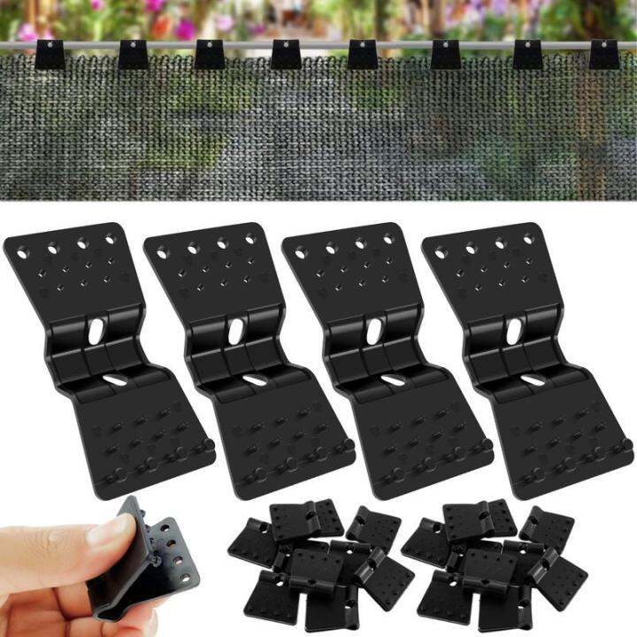 20Pcs Sunshade Net Clip Round Shade Cloth Clips Greenhouse Film Fixing Clamp Tent Accessories2 Plastic Sh