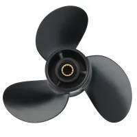 Outboard Propeller for Tohatsu Mercury 8Hp 9.9Hp 8.5x9 Boat Ship Screw 3 Blade 12 Spline Marine Engine Part