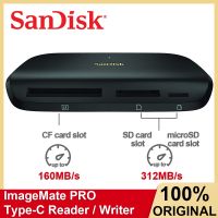 SanDisk ImageMate PRO USB-C Reader For CF SD SDHC SDXC microSDHC microSDXC Card Slot SDDR-A631 Multi in 1 Memory Card Reader