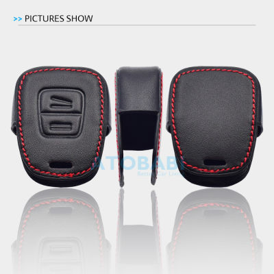 Leather Car Key Cases 2 Buttons Remote Control Fobs Protector Cover Jacket For Opel Vauxhall Astra G Zafira Vectra C Accessories