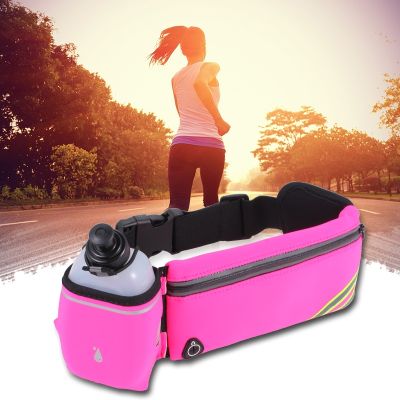 ✻✇ Sport Running Waist Bag For Women Men Waterproof Comfortable Gym Fanny Bag Safty Reflective Tape Cycling Phone Case Running Belt