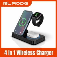 ◘ Wireless Charger 4 in 1 Foldable Charging Station Charging Dock for Apple Watch 7 Airpods Pro For iPhone 14 13 12 11 XS XR X 8