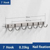 【✴COD✴】 YONHR ตะขอสแตนเลส304สไตล์การยึดเล็บตะขอแขวนผ้าขนหนูภายในห้องน้ำออแกไนเซอร์แร็คที่เก็บโลหะตะขอห้องครัวแข็งแกร่งไร้รอยต่อ
