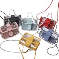 Transparent Square Sling Bag Women Cool PVC Jelly Shoulder Bags For Women