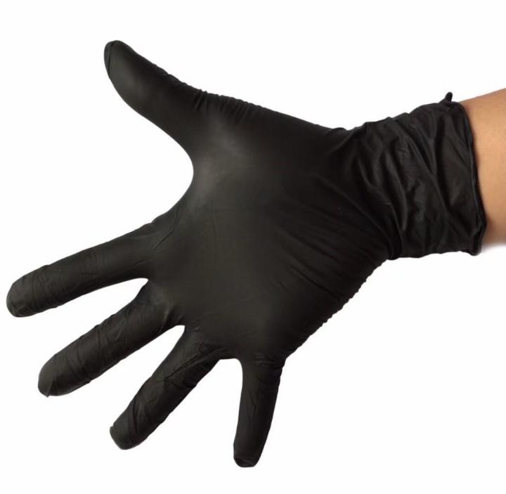 ถุงมือดำสำหรับช่างสัก-ไซด์-s-บรรจุ-5-คู่-ราคาเพียง-59-บาท