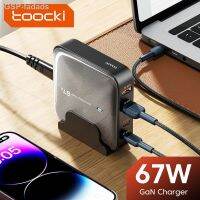 Fadads Toocki GaN 67W เครื่องชาร์จ4 1 USB Type C แท่นชาร์จสำหรับ iPhone 14 13 S23แล็ปท็อป