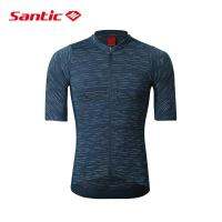 Santic เสื้อเจอร์ซีย์นักปั่นแขนสั้นผู้ชายสำหรับฤดูใบไม้ผลิ-ฤดูใบไม้ร่วงเสื้อท่อนบนจักรยานแบบระบายอากาศได้สำหรับแข่งจักรยานระบายอากาศได้ดี M9C02152