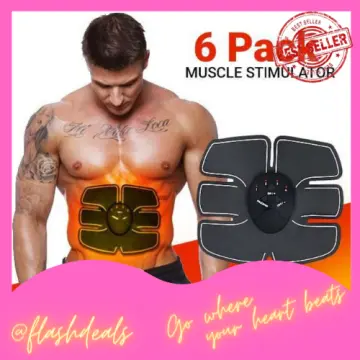 Electric EMS Muscle Stimulator Wireless Buttocks Trainer Abdominal ABS  Stimulator Fitness Body Slimming Massager Sculpt Machine