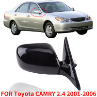 CAPQX ไฟฟ้าและอัตโนมัติพับด้านข้างกระจกมองหลังมองหลังสำหรับ Toyota CAMRY ACV30 MCV30 2.4 2001-2006 7ลวด7Pin