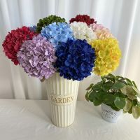 Simulation Brushed Hydrangea Fake Flower Home Living Room Dining Table Display DIY Wedding Decoration Artificial Flower Cheap Artificial Flowers  Plan