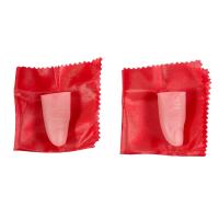 2 x Thumb Tip &amp; Cloth Vanish Vanishing Magic Trick Play Toy Halloween Party Prank Prop