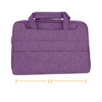 Handbag BAG with straps 11" PURPLE (0925)