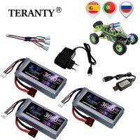 【hot】┅ 7.4V 3600mAh 45C and Charger Sets Wltoys 12428 12423 feiyue 03 Q39 parts 2s Rechargeable