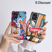 เคสโทรศัพท์ VIVOY02S หน้ายิ้ม SUP หนังแกะเคสมือถือคู่สำหรับ VIVO Y02S เปลือกด้านหลัง