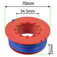 1Pcs Line &amp; Spool สำหรับ Flymo ET21 Mini Trim ST Strimmer Trimmer Fly031สำหรับสวนเครื่องตัดหญ้าเปลี่ยน Trimmer Spool Lines