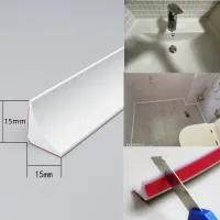 Self-Adhesive Silicone Bathroom Water Stopper Water Retaining Strip Bendable Bathroom Door Washing Machine Shower Dam Barrier Cleaning Tools